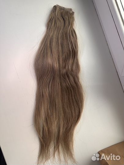 Волосы для наращивания натуральные на биолентах