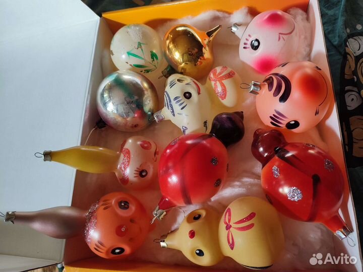 Елочные игрушки СССР