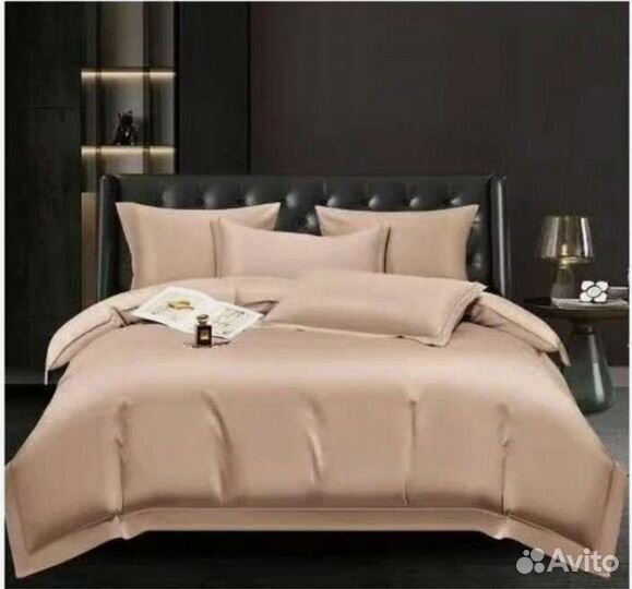 Постельное белье цветное и однотонное