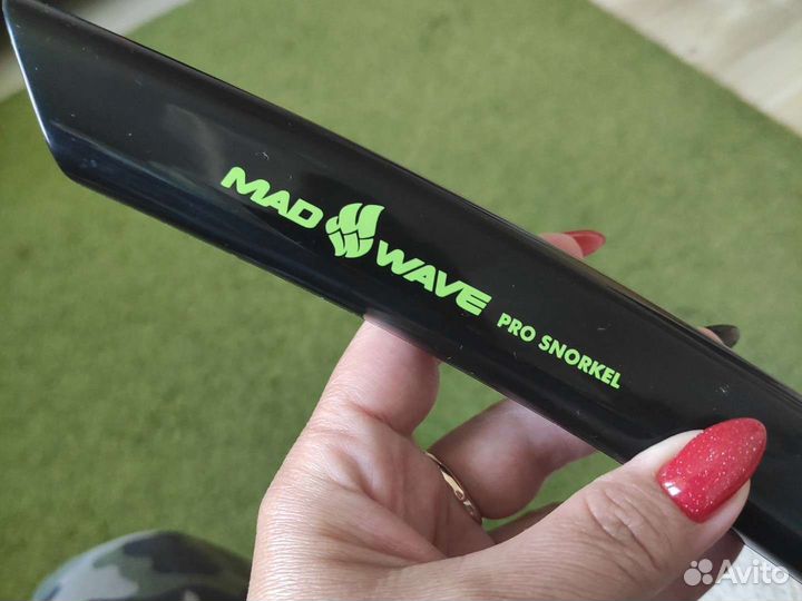 Трубка для плавания mad wave pro snorkel