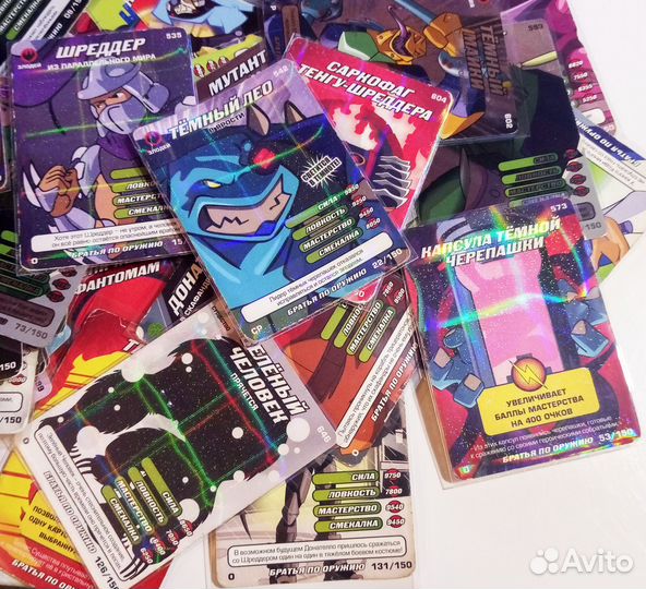 Карточки черепашки ниндзя