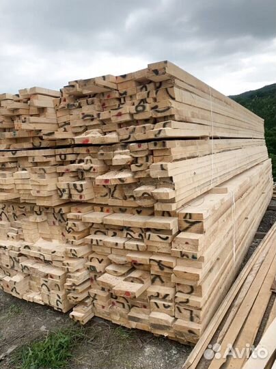 Доска обрезная 25х150х6000