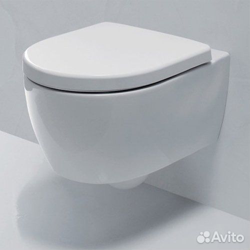 204060000 iCon Унитаз подвесной без ободка, Rimfre