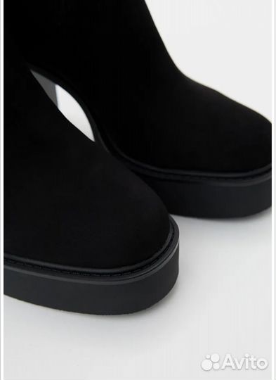 Ботильоны женские зимние 39 натуральная кожа и мех