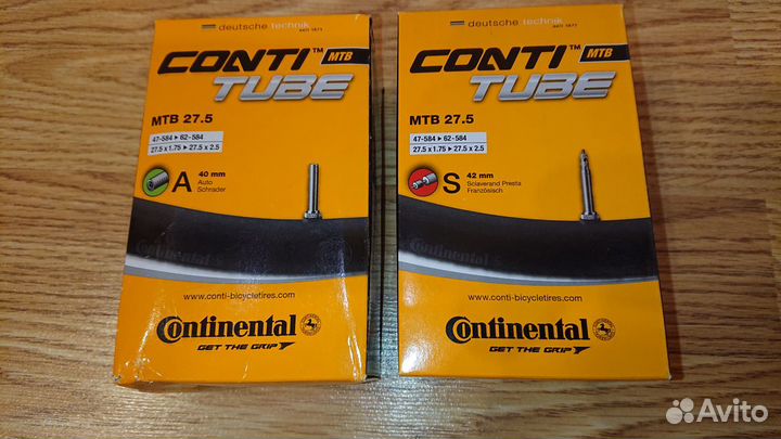 Камера Continental MTB 27,5 Tube