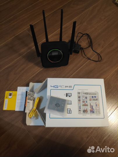 Скоростной прошитый 4G LTE роутер + Imei/TTL+ Sim