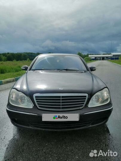 Mercedes-Benz S-класс 5.0 AT, 2004, битый, 230 000 км