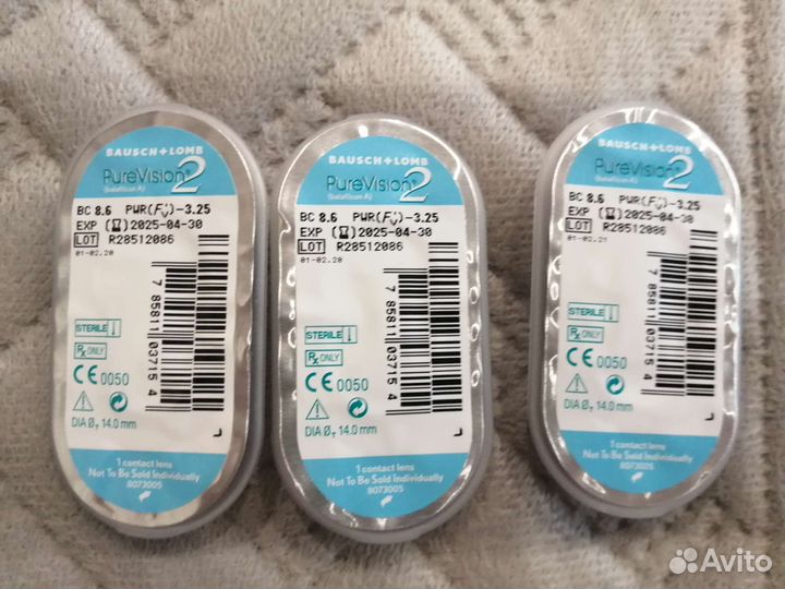 Линзы контактные