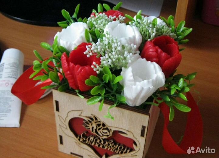 Букеты из мыла ручной работы