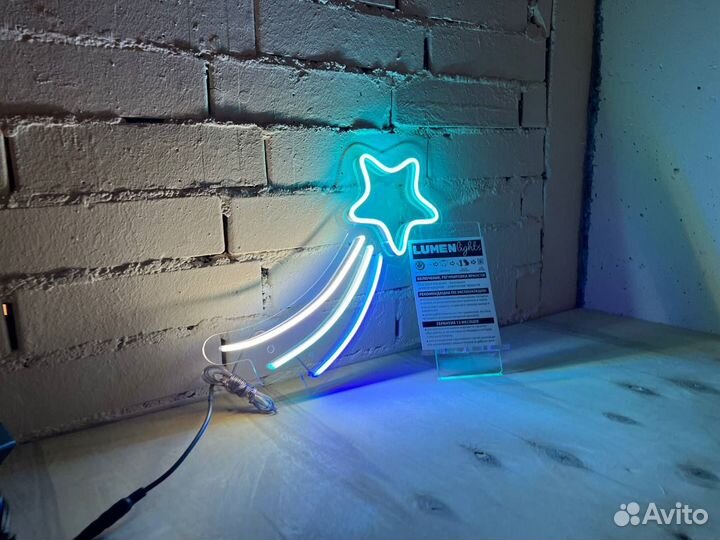 Вывеска из гибкого неона