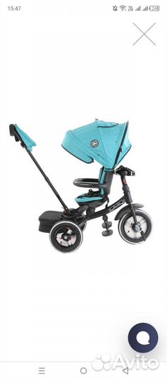 Велосипед коляска с ручкой