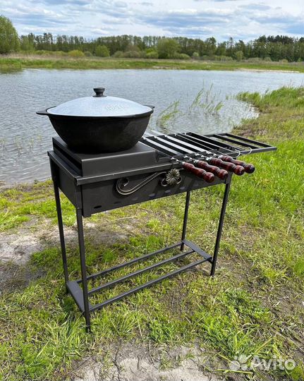 Чугунный казан 10 литров