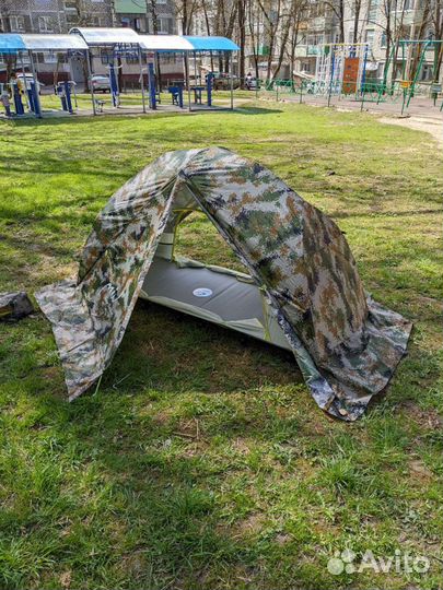 Палатка на раскладушке