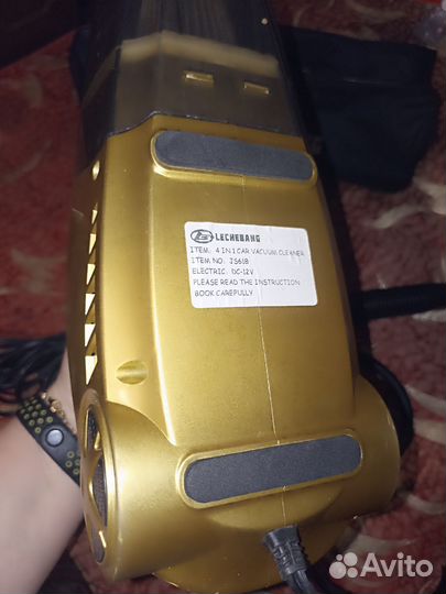 Автомобильный пылесос с компрессором