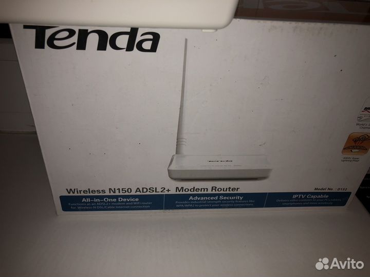 Adsl модем маршрутизатор Tenda D152