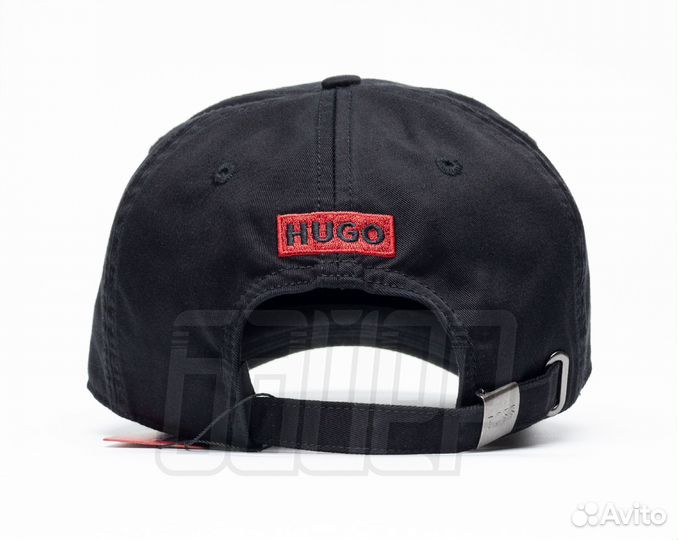 Кепка бейсболка Hugo Boss чёрная мягкая