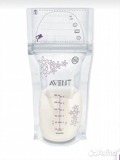 Пакеты для хранения молока avent
