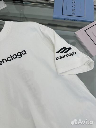 Balenciaga футболка оверсайз (топ 2024)