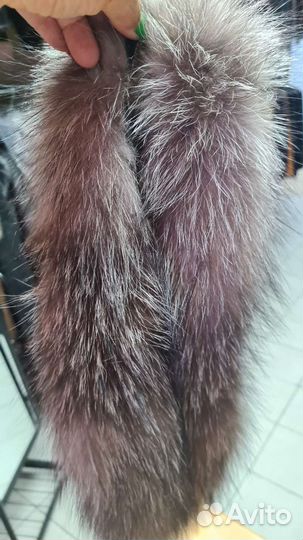 Меховой воротник песец