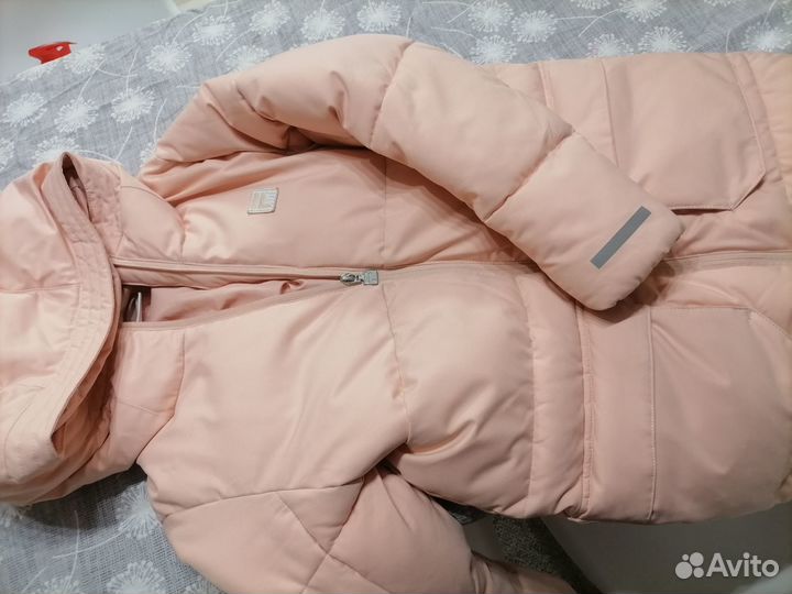 Зимнее пальто для девочки 152