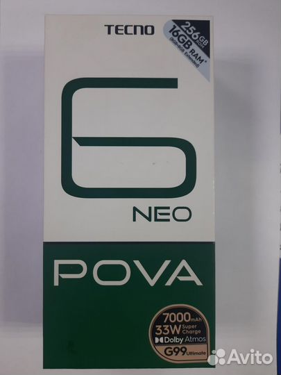 TECNO Pova 6 Neo, 8/256 ГБ