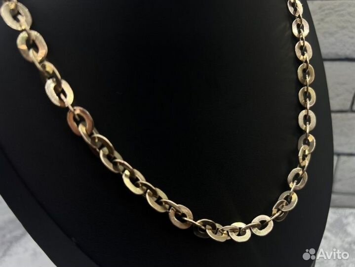 Золотая цепь 375 пробы массой 49.8 грамм (58см)