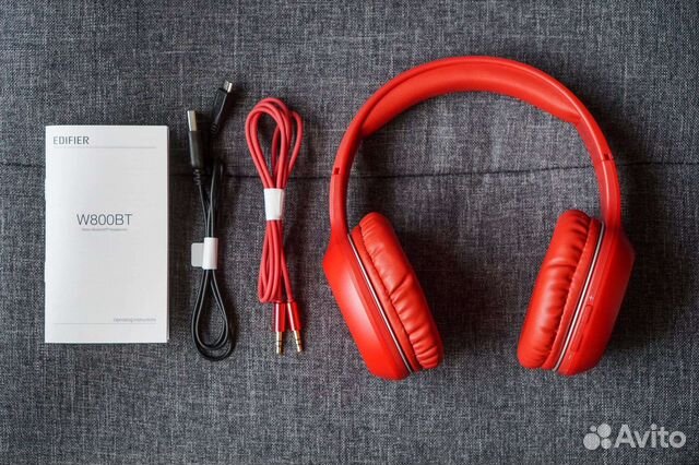 Беспроводные наушники Edifier W800BT Plus Red