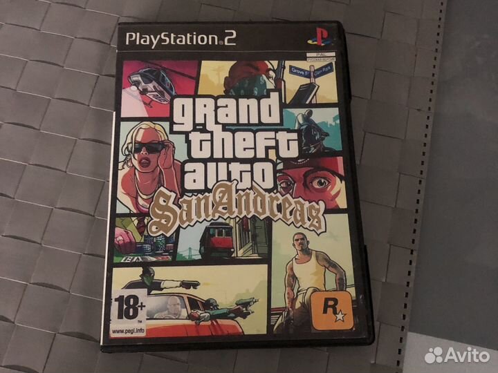 Игра на ps2 Grand theftauto