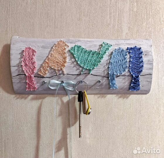 Ключница ручной работы настенная 