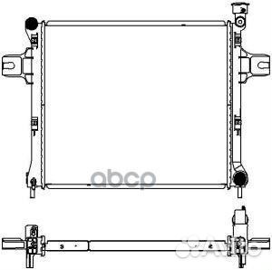Радиатор jeep grand cherokee 05- 32311011 Sakura