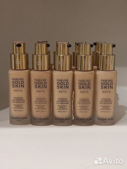 Крем тональный guerlain parure gold skin matte