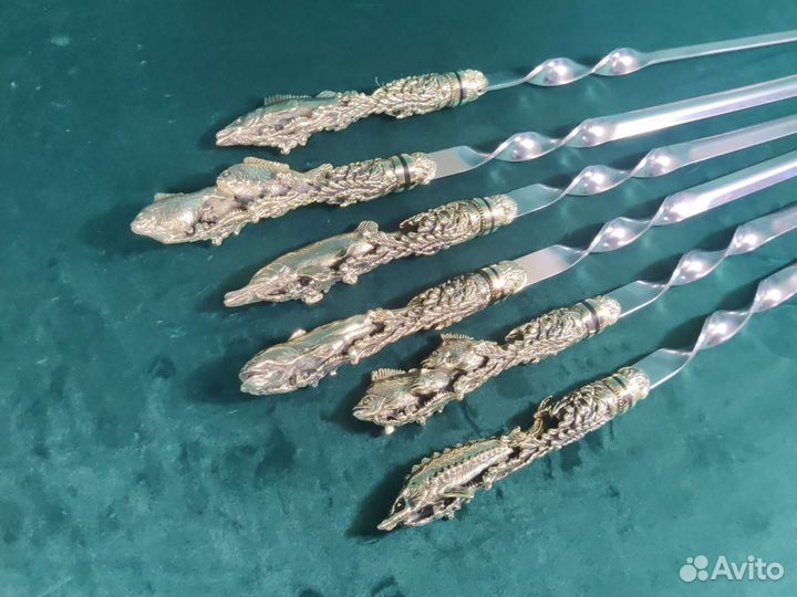 Мужской подарок - Шампура для шашлыка Рыба