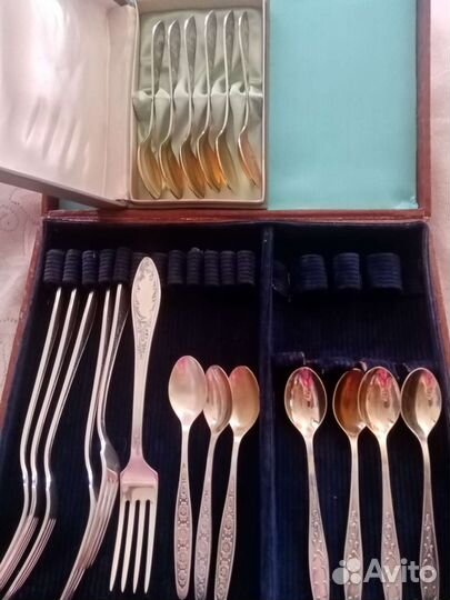 Мельхиоровые столовые приборы СССР