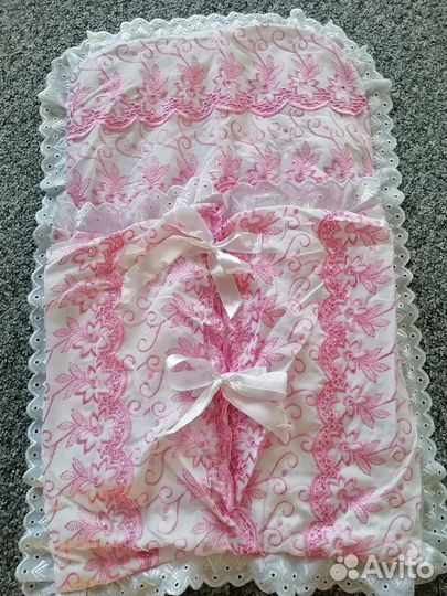 Конверт на выписку для девочки лето