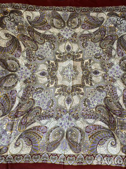 Павловопосадский платок шерсть