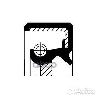 Сальник коленчатого вала 19036716B Corteco