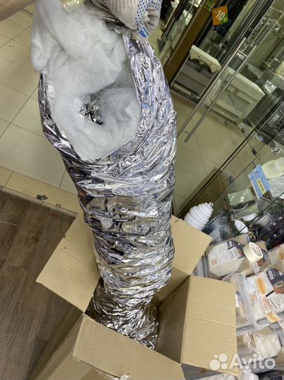 Гофра вентиляция теплый