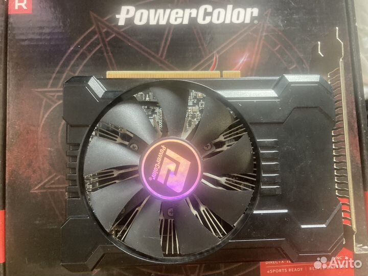 Видеокарта rx550 2 gb