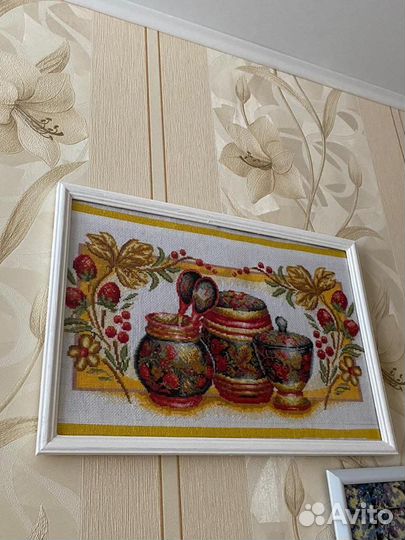 Картина вышитая крестом