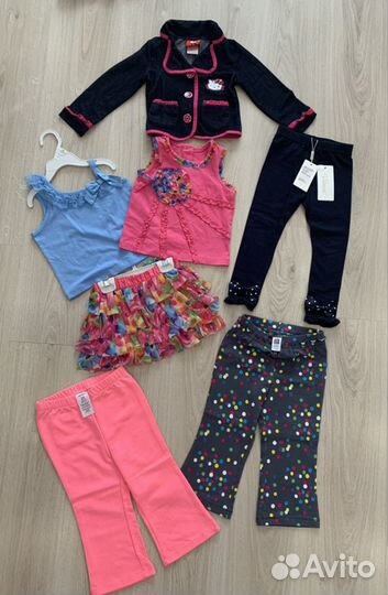 Детские вещи для девочек на 2 года. Новые