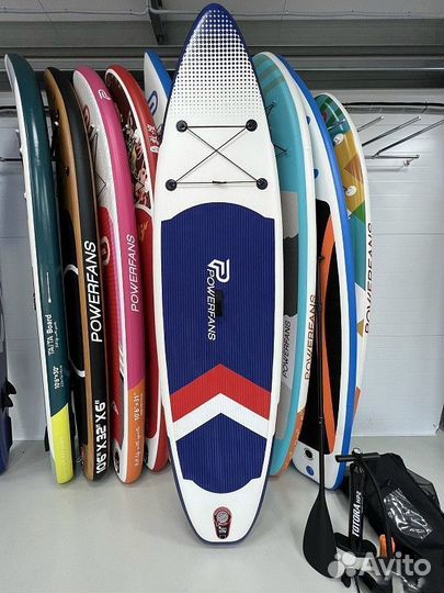 SUP Доска raidex powerfans italian ICE blue 10,6’