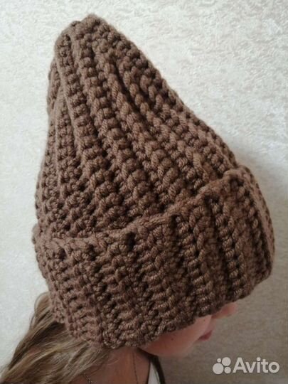 Вязаная зимняя шапка, новая