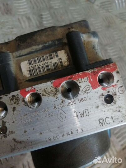 Блок абс ABS Renault Duster 4WD