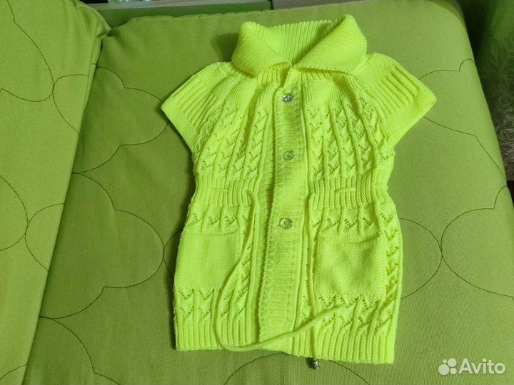 Детские тёплые вещи пакетом для девочек 104