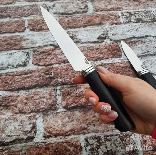 Набор кухонных ножей (кованая сталь Х12мф)