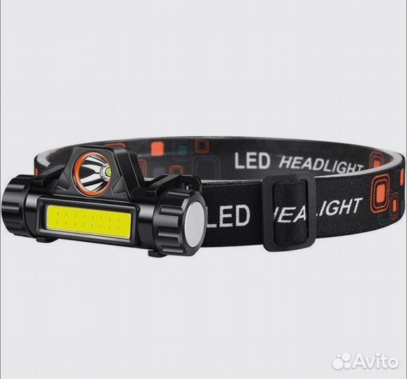 Налобный светодиодный фонарь аккумуляторный