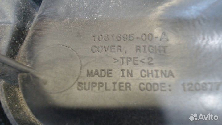 Обшивка моторного отсека Tesla Model 3, 2019