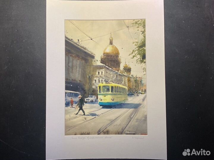 Картина акварель Санкт-Петербург