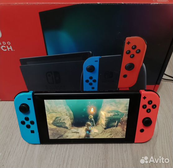 Nintendo Switch V2 Прошитая(чип) с играми