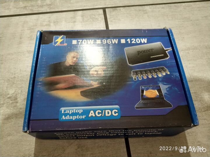 Зарядка для ноутбука универсальная новая